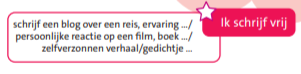 Ik schrijf vrij: Ik schrijf een verzonnen verhaal.